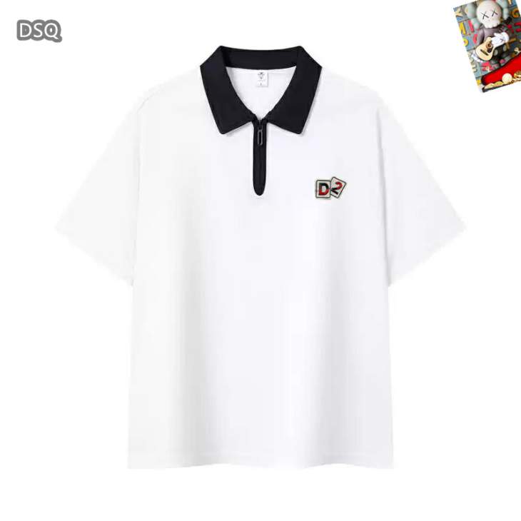 Picture of Dsquared2 Polo Shirts Short _SKUDSQM-3XL25tr0628226